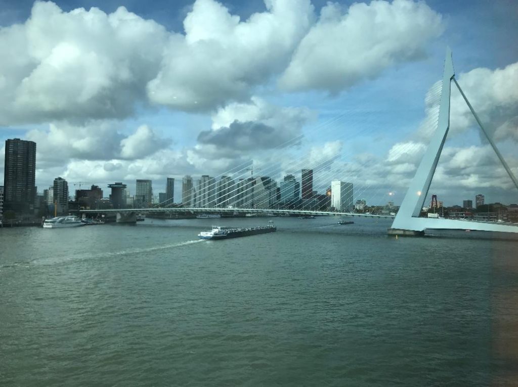オランダ・ロッテルダム船からの景色
