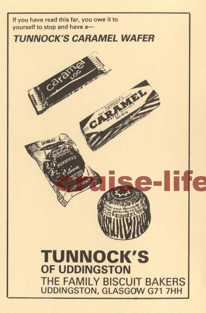Tom Gates の本に出てくるtunnock のお菓子